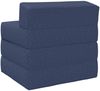 vidaXL Klappsofa Bett Blau 200 x 70 x 15 cm Stoff 900005 Bild 5