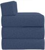 vidaXL Klappsofa Bett Blau 200 x 70 x 15 cm Stoff 900005 Bild 4