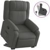 vidaXL Relaxsessel mit Aufstehhilfe Dunkelgrau Stoff 3205203 Bild 2