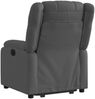 vidaXL Relaxsessel mit Aufstehhilfe Dunkelgrau Stoff 3205203 Bild 5