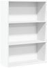 vidaXL Bücherregal Weiß 80x30x114 cm Holzwerkstoff 857931 Bild 2