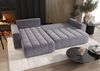 Ecksofa Schlafsofa CAMILA Stoff Monolith Creme Ottomane Links Bild 2