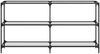 vidaXL Konsolentisch mit Glasplatte Transparent 158,5x30x81 cm Stahl 846032 Bild 4