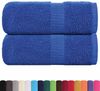 vidaXL Gästetücher FROGN 2 Stk. Blau 30x50 cm 360 g/m² 136707 Bild 2