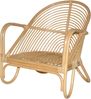 Relax-Sessel aus Rattan handgeflochten, naturfarben gebeizt, inkl. Kissen Bild 3