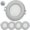 Sweet LED LED Einbaustrahler 5er Set IP44 flach für Bad & Küche 6,5 W 230V dimmbar, Dimmfunktion, LED fest integriert, 3000K - warmweiß, Deckenspots, Deckenstrahler, Einbauleuchten Bild 2