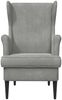 vidaXL Sessel Hellgrau Samt 42029937 Bild 2