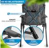 Nordmut Campingstuhl verstellbare Rückenlehne 4-fach, gepolstert, kompakt, Sitzen & Liegen (Spar-Set, 1 St), hohe Lehne, klappbar, 140kg belastbar, ergonomische Sitzform, Armlehne Bild 4