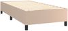 vidaXL Polsterbett Kunstleder Cappuccino 90x190 cm Bild 4