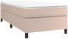 vidaXL Polsterbett Kunstleder Cappuccino 90x190 cm Bild 3
