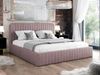 mirjan24 Polsterbett mit Bettkasten Cizron, Doppelbett , lila, 140x200 cm Bild 2