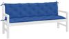 vidaXL Gartenbank-Auflagen 2 Stk. Blau 180x50x7 cm Oxford-Gewebe 361726 Bild 4