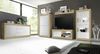 TV-Board >Belinda< in Eiche Cadiz / Weiss - 140x56x43cm (BxHxT) Bild 4