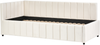 Tagesbett Samtstoff LISIEUX 90x200 cm Cremeweiß Bild 5