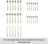 Karaca Besteck-Set Karaca Orion Shiny Gold 30Teiliges Besteckset Besteck Set für 6person Bild 2