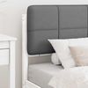 vidaXL Bettgestell mit gepolstertem Kopfteil Hellgrau 90 x 190 cm 877738 Bild 3