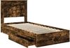 vidaXL Aufbewahrungsbett Geräucherte Eiche 90 x 200 cm Holzwerkstoff 3410277 Bild 5