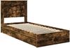 vidaXL Aufbewahrungsbett Geräucherte Eiche 90 x 200 cm Holzwerkstoff 3410277 Bild 4