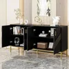 Sideboard 160/40/80.5 cm, Mehrzweckschrank mit Türen, Aufbewahrungsschrank, Küchenbuffet, Küchenschrank Bild 4