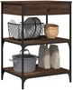 vidaXL Küchenwagen Braun Eichen-Optik 60x48x89,5 cm Holzwerkstoff 842375 Bild 5