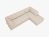 Micadoni 4-Sitzer Modular Sofa Ruby Rechts Strukturierter Stoff Ottawa Beige Bild 4