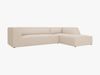 Micadoni 4-Sitzer Modular Sofa Ruby Rechts Strukturierter Stoff Ottawa Beige Bild 2