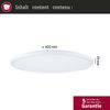 LED Panel Atria Shine rund 400mm 32W / 3W 2700lm / 0lm 3000K Weiß Bild 5
