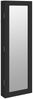 vidaXL Schmuckschrank mit Spiegel Wandmontage Schwarz 30x8,5x90 cm 353212 Bild 2