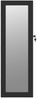 vidaXL Schmuckschrank mit Spiegel Wandmontage Schwarz 30x8,5x90 cm 353212 Bild 4