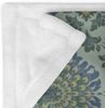 DECALVIBES Tagesdecke Kuscheldecke Pastell Green Peacock - 152 x 203 cm Bild 2