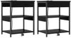 vidaXL Nachttisch 2 pcs Schwarz Eichen-Optik 41 x 31 x 51 cm 859536 Bild 2