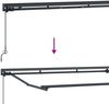 vidaXL Manuell einziehbare Markise Sand 5x3,5 m 3426445 Bild 5