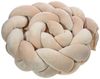 LuMali Nestchenschlange Bettschlange geflochten 210cm Nestchen Bettumrandung Babybett Zopf, Stillkissen Seitenschläfer Velour weich hypoallergen Pastellfarben Bild 5
