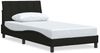 vidaXL Bettgestell ohne Matratze "Hanko" Schwarz 100x200 cm Stoff 3310372 Bild 2