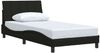 vidaXL Bettgestell ohne Matratze "Hanko" Schwarz 100x200 cm Stoff 3310372 Bild 3