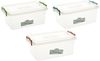 Dekonaz Aufbewahrungsbox Kunststoff-Aufbewahrungsbox 8 Liter (5 St) Bild 3