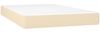 vidaXL Boxspringbett mit Matratze Creme 120x200 cm Stoff, Härtegrad: H2 [3140206] Bild 5