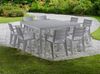 Dmora Gartentisch Campana, Picknickbasis, Mehrfachposition Garten-Esstisch, Mehrzweck-Außenbank, Made in Italy, 292x86 h74 cm, Grau Bild 5