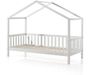Hausbett 90x200 cm Kiefernholz Weiß Bild 4