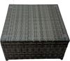 Fimous Dark Mixed Grey Rattan Gartenmöbel Set Ecksofa 2 Tische mit 2 Stühlen Bild 5