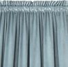 Samtvorhang Velours Vorhänge zum Wohnzimmer Prachtvoll Elegant hellblau 140x270 cm Kräuselband Bild 3