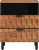 vidaXL Nachttisch Braun 50 x 33 x 62 cm Massivholz Mango 4017910 Bild 3