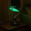 RGB LED Tischleuchte, Bankerlampe, schwarz gold, H 34 cm Bild 3
