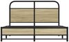 vidaXL Bettgestell ohne Matratze 120x190 cm Sonoma-Eiche Holzwerkstoff 4100425 Bild 5