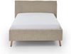 Matera Polsterbett braun Polyester Stoffbezug Baltimore 216cm x 165cm x 112cm Bild 2