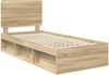 vidaXL Bettrahmen Sonoma 100 x 200 cm Massives Kiefernholz 3412526 Bild 4