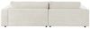 KAWOLA Sofa MADELINE Ecksofa Cord cremeweiß Longchair links 85 x 190 x 270 cm Bild 4