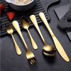 KingLux Besteck-Set 30teilig Essbesteck Gold Esszimmer Besteck für 6Personen (30-tlg), 6 Personen, Edelstahl Bild 3