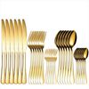 KingLux Besteck-Set 30teilig Essbesteck Gold Esszimmer Besteck für 6Personen (30-tlg), 6 Personen, Edelstahl Bild 4