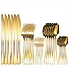 KingLux Besteck-Set 30teilig Essbesteck Gold Esszimmer Besteck für 6Personen (30-tlg), 6 Personen, Edelstahl Bild 5